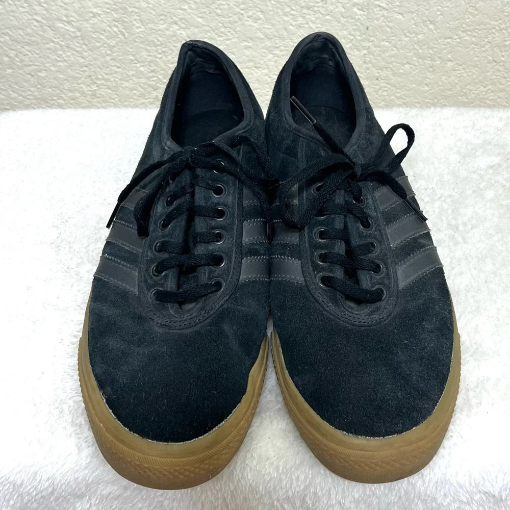 Adidas Adi Ease Black Gum Sneakers Suede Men’s Size 13